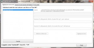 Interfaccia di creazione di una mod.